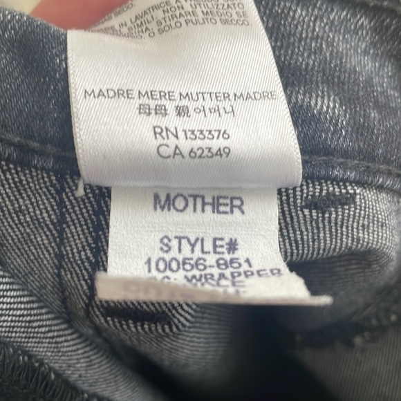 Mother - High Rise Wide Legged Pants - Dark Wash - 26 - Picture 16 of 16